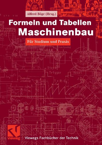 Formeln und Tabellen Maschinenbau (German Edition)