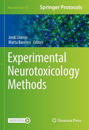 Experimental Neurotoxicology Methods (Neuromethods, 172)