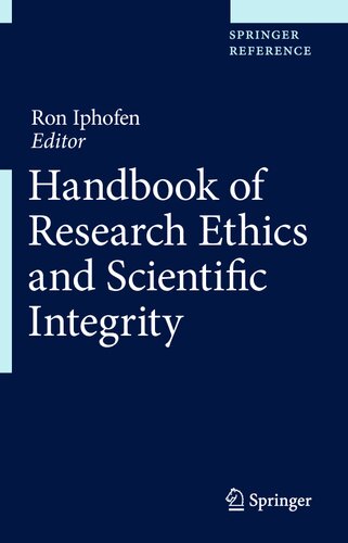 Handbook of Research Ethics and Scientific Integrity