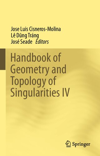 Handbook of Geometry and Topology of Singularities IV (Handbook of Geometry and Topology of Singularities, 4)