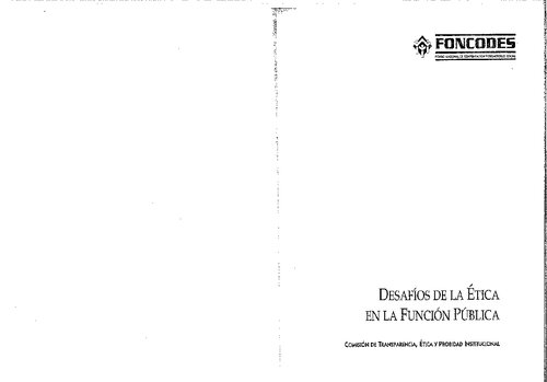 Dimensiones de la ética en la función pública