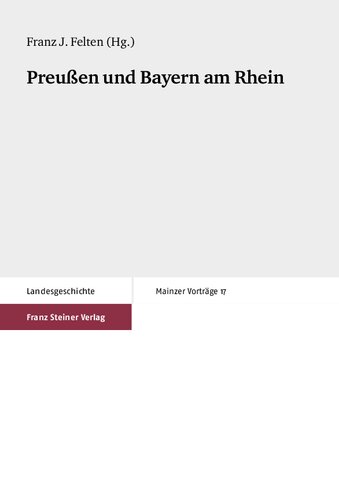 Preußen und Bayern am Rhein