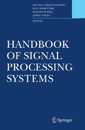 Handbook of Signal Processing Systems