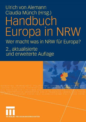 Handbuch Europa in NRW: Wer macht was in NRW für Europa?