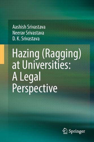 Hazing (Ragging) at Universities: A Legal Perspective