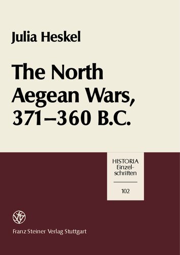 The North Aegean Wars, 371–360 B.C.
