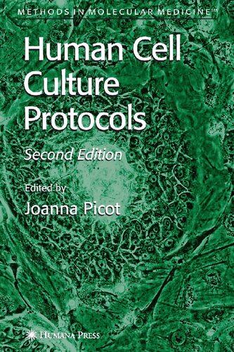 Human Cell Culture Protocols