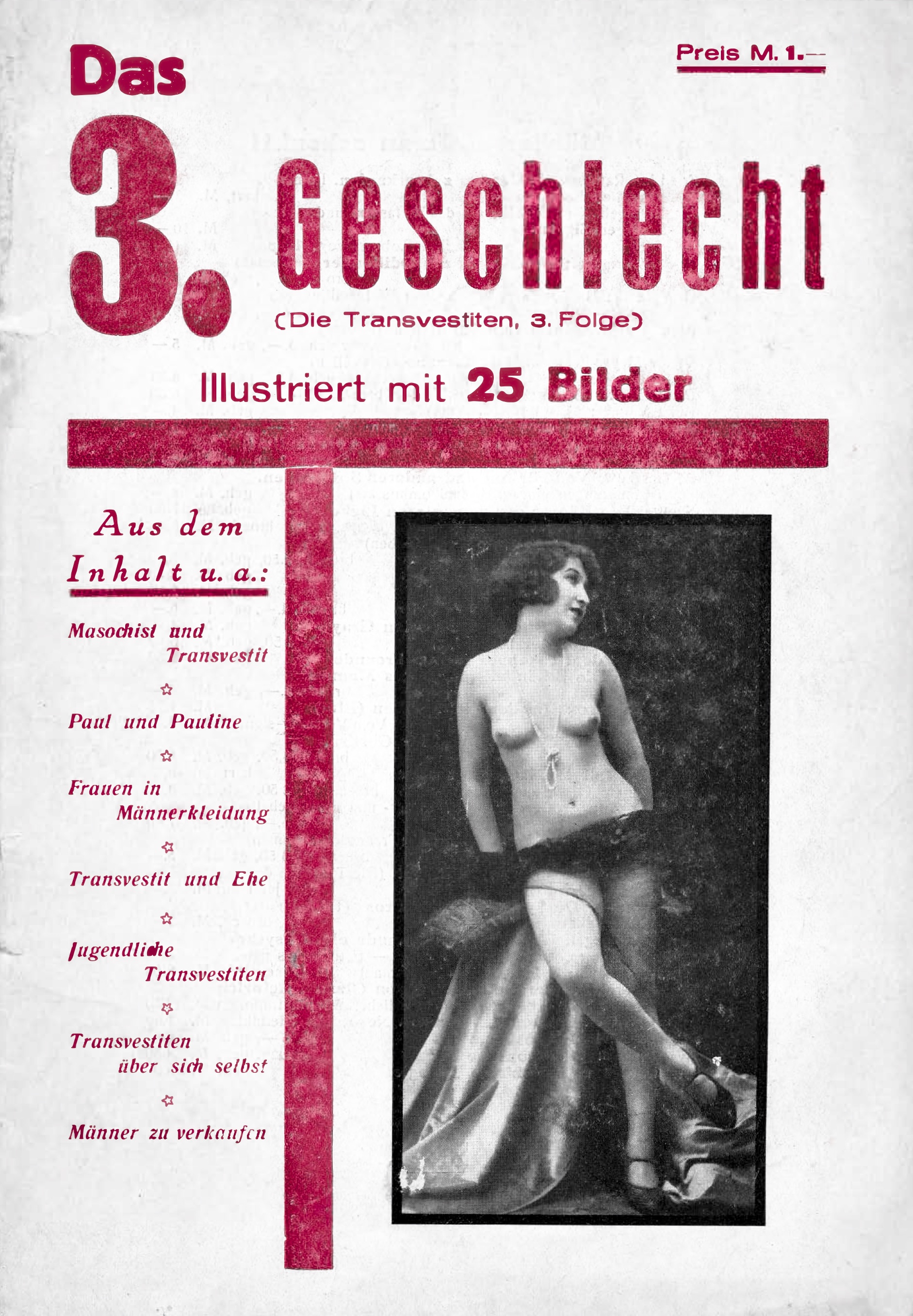 Das 3. Geschlecht (Die Transvestiten, 3. Folge)