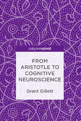 From Aristotle to Cognitive Neuroscience