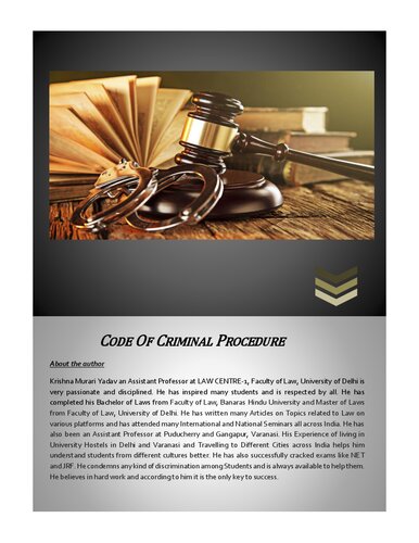 Krishna’s Criminal Procedure (As Amended by The Criminal Law (Amendment) Act, 2018)