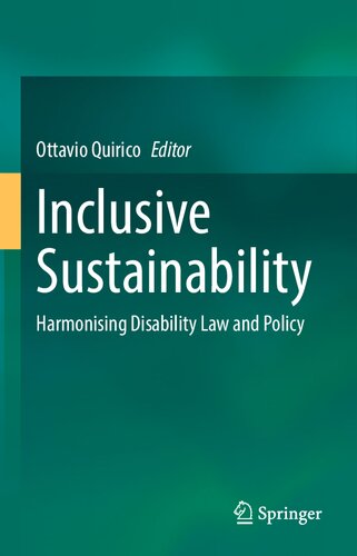 Inclusive Sustainability: Harmonising Disability Law and Policy