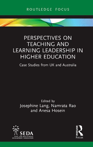 Perspectives on Teaching and Learning Leadership in Higher Education: Case Studies from UK and Australia