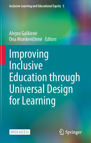 Improving Inclusive Education through Universal Design for Learning (Inclusive Learning and Educational Equity, 5)