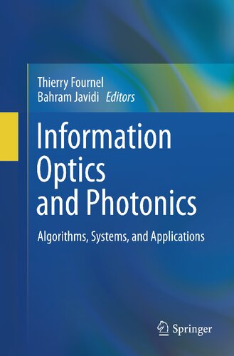 Information Optics and Photonics: Algorithms, Systems, and Applications