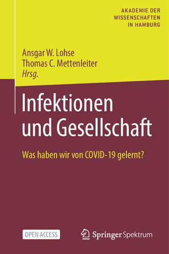 Infektionen und Gesellschaft: Was haben wir von COVID-19 gelernt? (German Edition)