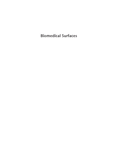 Biomedical Surfaces (Engineering in Medicine & Biology)