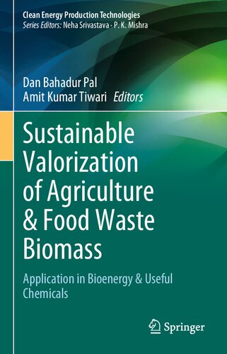 Sustainable Valorization of Agriculture & Food Waste Biomass: Application in Bioenergy & Useful Chemicals (Clean Energy Production Technologies)