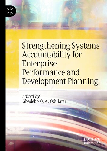 Strengthening Systems Accountability for Enterprise Performance and Development Planning