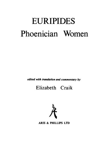 Euripides: Phoenician Women