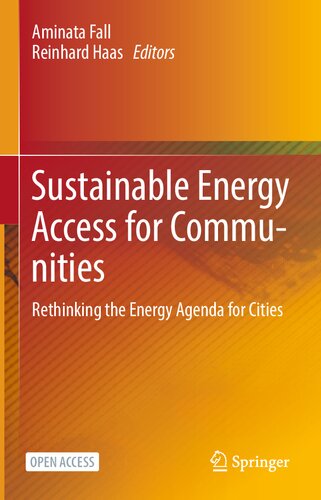 Sustainable Energy Access for Communities: Rethinking the Energy Agenda for Cities
