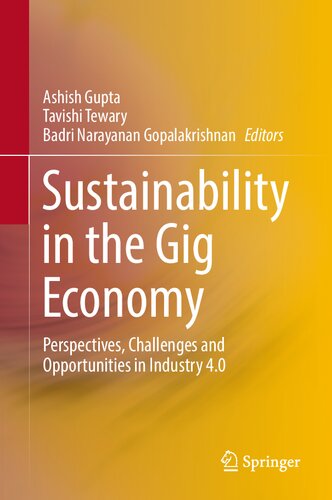 Sustainability in the Gig Economy: Perspectives, Challenges and Opportunities in Industry 4.0