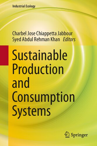Sustainable Production and Consumption Systems (Industrial Ecology)