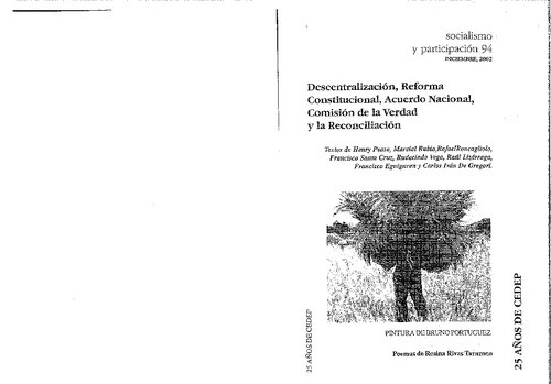 Construyendo una constitución con el máximo consenso posible (Perú)