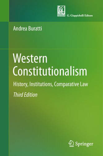 Western Constitutionalism: History, Institutions, Comparative Law