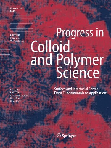 Surface and Interfacial Forces - From Fundamentals to Applications