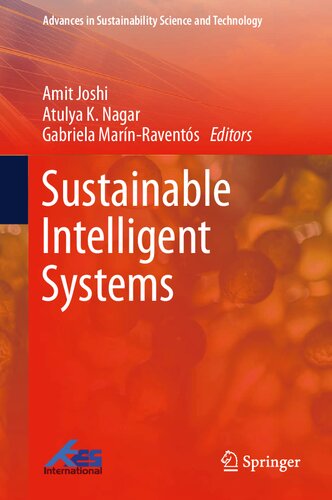 Sustainable Intelligent Systems (Advances in Sustainability Science and Technology)