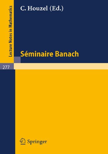 Séminaire Banach