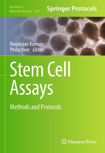 Stem Cell Assays: Methods and Protocols (Methods in Molecular Biology, 2429)