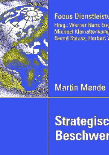 Strategische Planung im Beschwerdemanagement