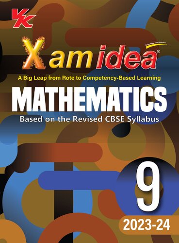 Xam idea: Mathematics Class 9 Book, CBSE Bos Included, 2023-24 Exam