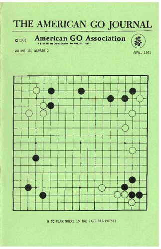 The American Go Journal