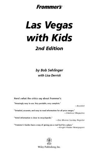 Frommer's Las Vegas with Kids  (2005) (Frommer's With Kids)