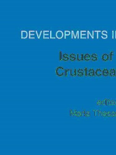 Issues of Decapod Crustacean Biology (Developments in Hydrobiology, 184)