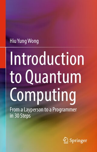 Introduction to Quantum Computing: From a Layperson to a Programmer in 30 Steps