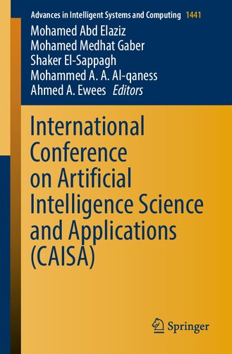 International Conference on Artificial Intelligence Science and Applications (CAISA) (Advances in Intelligent Systems and Computing, 1441)