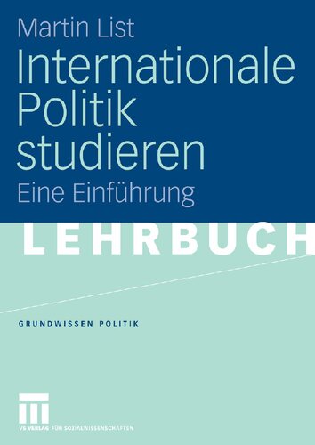 Internationale Politik studieren: Eine Einführung