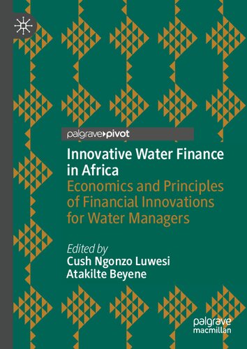 Innovative Water Finance in Africa: Economics and Principles of Financial Innovations for Water Managers