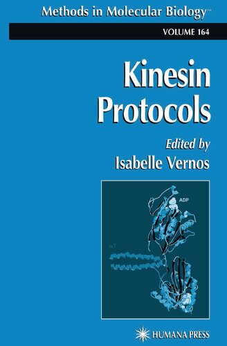 Kinesin Protocols (Methods in Molecular Biology, 164)