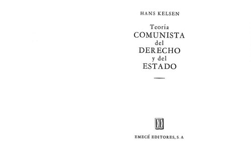 Teoria comunista del derecho y del estado