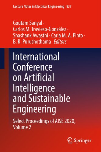 International Conference on Artificial Intelligence and Sustainable Engineering: Select Proceedings of AISE 2020, Volume 2 (Lecture Notes in Electrical Engineering, 837)