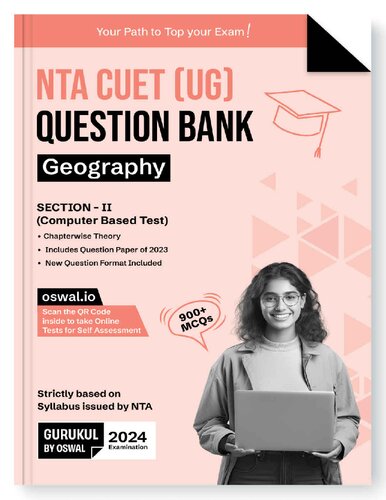 Gurukul NTA CUET (UG) Geography Question Bank Exam 2024
