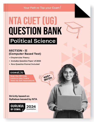 Gurukul NTA CUET (UG) Political Science Question Bank Exam 2024