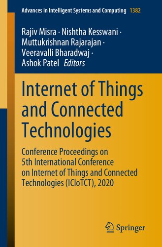 Internet of Things and Connected Technologies: Conference Proceedings on 5th International Conference on Internet of Things and Connected Technologies ... in Intelligent Systems and Computing, 1382)