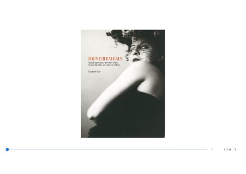 Haunted Bauhaus Occult Spirituality, Gender Fluidity, Queer Identities, and Radical Politics