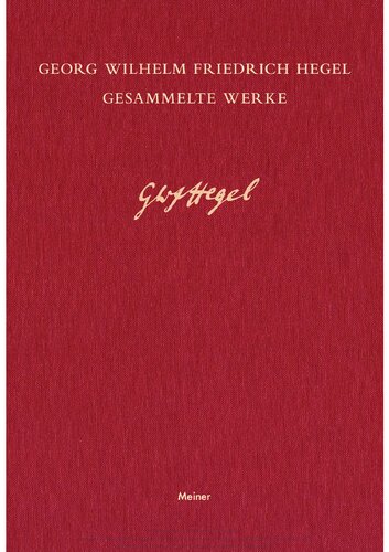 Exzerpte und Notizen (1809–1831)