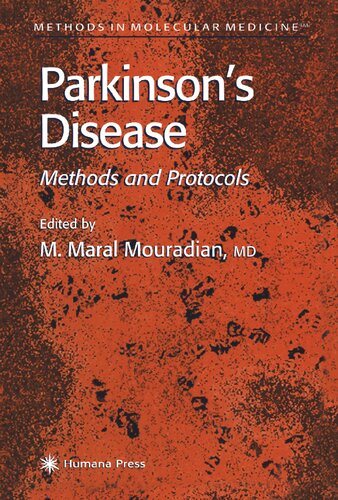 Parkinson's Disease: Methods & Protocols (Methods in Molecular Medicine, Vol. 62) (Methods in Molecular Medicine, 62)